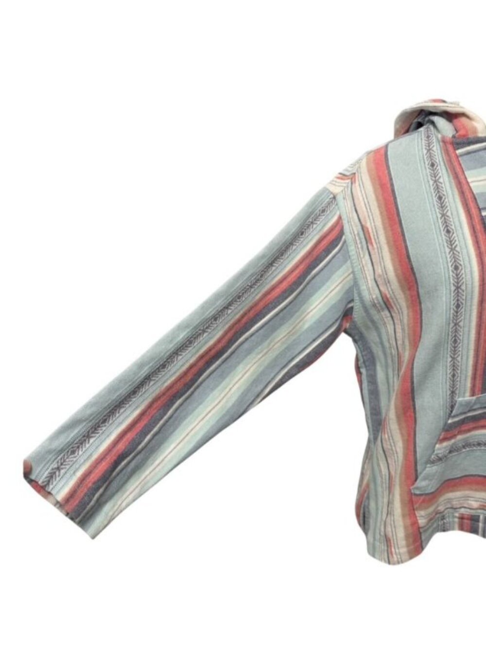 Faherty Women’s Baja Poncho Hoodie Organic Cotton Sierra Paradise Beach Size XS - Picture 4 of 11